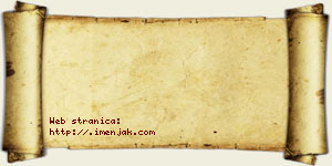 Danica Žebeljan vizit kartica